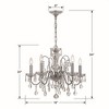 Crystorama Lighting Butler 5 - Light Chandelier in  English Bronze - 2 of 2