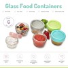 Melii Glass Baby Food Containers - 6pk - 2oz - 2 of 4