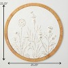 25.25"H Sullivans Raised Floral Wall Medallion, Multicolored - 4 of 4