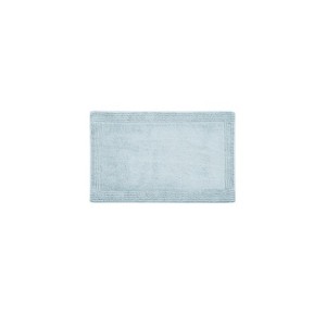 SEVOBAL Bath Rugs and Mats Cotton Tufted Reversible Bath RugNon Skid Bath Mats for Bathroom Floor Bath Rugs for Bath Room, Blue, 34"*21"*0.75" - 1 of 4