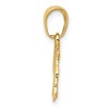 Black Bow Jewelry 14k Yellow Gold Polished Bulldog Pendant - 2 of 4