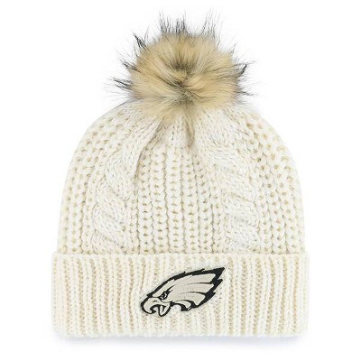 NFL Philadelphia Eagles Women's Meeko Knit Beanie - Cream