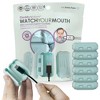 Geddy's Mom: Watch Your Mouth: Dusty Aqua - 6 Pack -USB Charger Child Safety Covers - 2 of 4