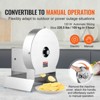 VEVOR Electric Vegetable Slicer, 0-0.5"/0-12mm Thickness Adjustable Commercial Slicer Machine, Convertible to Manual, Stainless Steel - 4 of 4