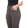 Rekkuna Women's Pull-On Bootcut Work Pants – Mid-Rise Stretch Office Slacks with Front Pockets and Belt Loops - 4 of 4