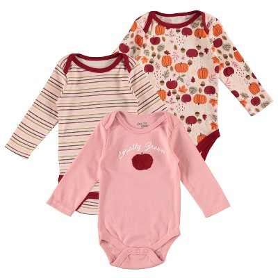 Chick Pea Baby Girl bodysuit Long Sleeve Bodysuit Cute Baby Shower Gift