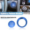 Unique Bargains Engine Start Stop Button Cover Trim Sticker for Honda Civic 11th - image 3 of 3