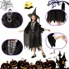 Whizmax Black Cloak Witch Costume with Hat--Classic Costume-Plusheddy Girl’s Witch Costume for Kids - image 3 of 4