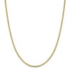 Black Bow Jewelry 2.4mm 10k Yellow Gold Flat Anchor Chain Necklace - 3 of 4