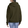 Blue Ice Apparel Women's Loose Fit Fleece-Lined Full-Zip Hoodie - 2 of 4