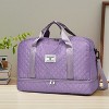 Travel bag, combined with large capacity space and bottom zipper compartment, adjustable shoulder strap or handheld, essential for travel - 3 of 3