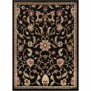 Hauteloom Salona Royal Black Rug - 1 of 4