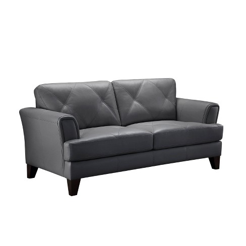 Target cheap leather sofa