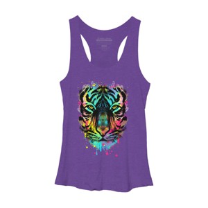 Women's Design By Humans Hunting For Colors By clingcling Racerback Tank Top - 1 of 3