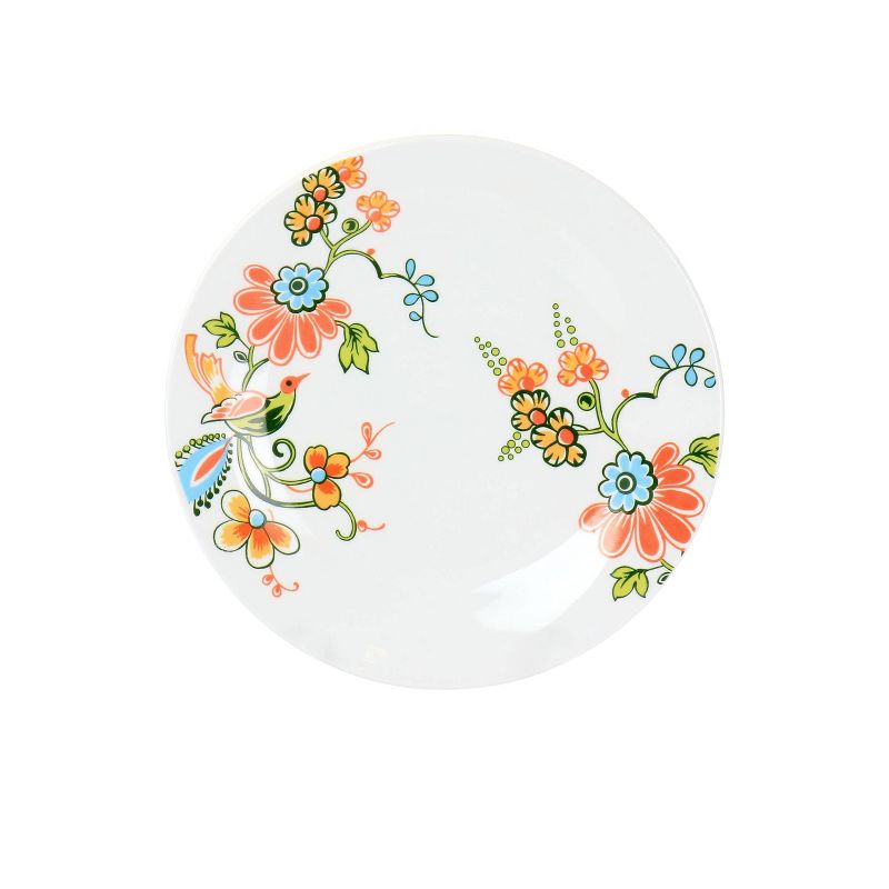 16pc Spring Bloom Round Porcelain Dinnerware Set - Elama, 4 of 9