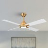 Parrot Uncle 48" Modern Gold Indoor Integrated LED Ceiling Fan - 3 of 4