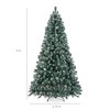 Best Choice Products Pre-Decorated Holiday Christmas Pine Tree w/ Partially Flocked Branch Tips, Base – Blue Spruce - 2 of 4