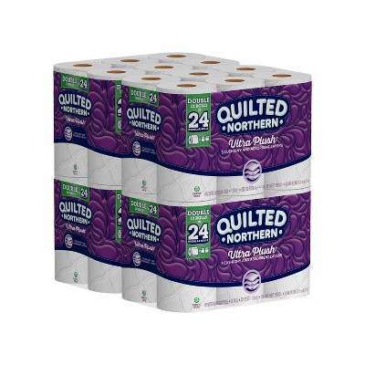 quilted toilet northern paper plush rolls ultra double