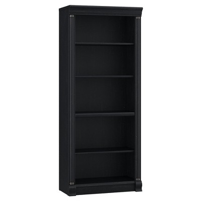 target black 5 shelf bookcase