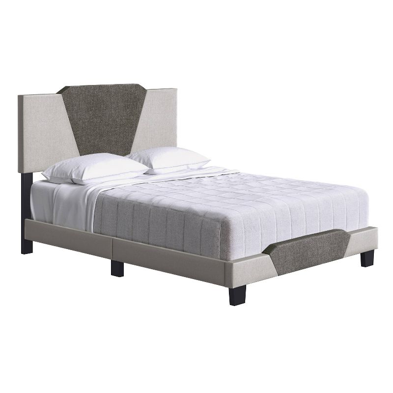 Full Sydney Linen Upholstered Platform Bed - Eco Dream, 4 of 8