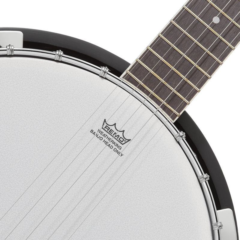 Ashthorpe 5-String Banjo with 24-Brackets, Closed Back Mahogany Resonator and Geared 5th Tuner, 3 of 7