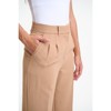 Lafidi Women’s High-Rise Wide Leg Dress Pants – Double Pleat Office Slacks with Slash & Welt Pockets - 4 of 4