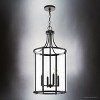 Urban Ambiance Luxury Modern Farmhouse Indoor Chandelier,  30-5/8''H x 15"W x 15''D,  Matte Black Finish, UHP4613 - 3 of 4