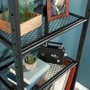 Sauder Briarbrook File Pedestal Tower Barrel Oak: 2 Drawers, Adjustable Shelves, MDF & Metal - 4 of 4