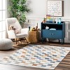 Nuloom Naya Checkered Pet Friendly Machine Washable Area Rug - 2 of 4
