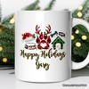 Dog Buffalo Plaid Christmas Mug, Dog Mom Gift (Non-Custom Only)| OrnamentallyYou - image 4 of 4