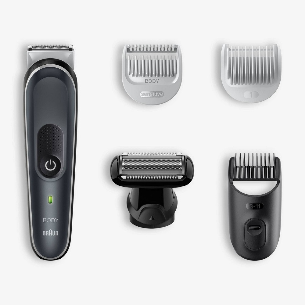 Braun Series 5 BG5360 Men's Rechargeable Body Groomer + 2 Attachment Combs