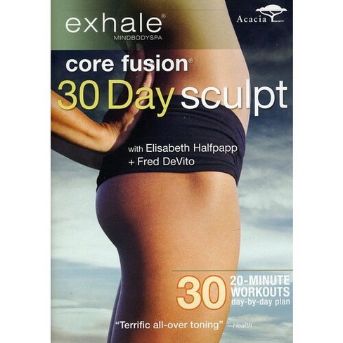 Exhale: Core Fusion 30 Day Sculpt (dvd) : Target