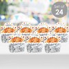 Big Dot of Happiness Fall Pumpkin - DIY Halloween or Thanksgiving Party Clear Goodie Favor Bag Labels - Candy Bags with Toppers - Set of 24 - 2 of 4