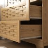 4 Drawer Dresser For Bedroom, Rattan Wood Dressers, Tall Dressers And Wide Chests Of Drawers, Bedroom Closet Dresser, Wood - 4 of 4