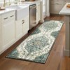 Runner Rug – Machine Washable Low Pile Vintage Distressed Kitchen, Entryway, Hallway, Laundry, Bedroom, Bathroom Rug & Bedside Mat Carpet - 4 of 4