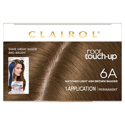Clairol Root Touch-Up Permanent Hair Color - 6A Light Ash Brown - 1 Kit, 6A Light Grey Brown
