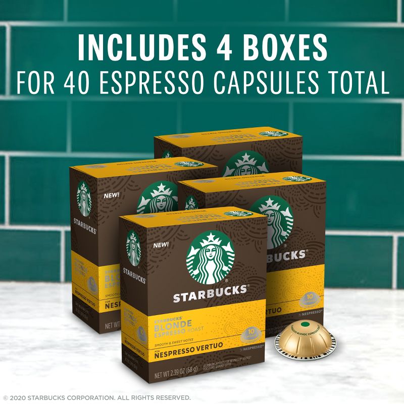 Starbucks by Nespresso Vertuo Line Blonde Espresso , 5 of 10