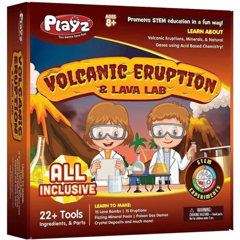NATIONAL GEOGRAPHIC Ultimate Volcano Kit – Erupting Volcano Science Kit for  Kids
