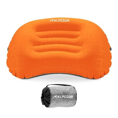 Alpcour Ultralight Inflatable Camping Pillow with Carry Case