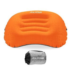 Alpcour Ultralight Inflatable Camping Pillow with Carry Case - 1 of 4