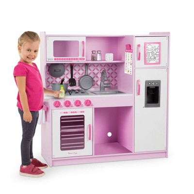 Melissa & Doug Chef's Kitchen Pretend Play Set - Cupcake Pink/White