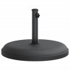 vidaXL Parasol Base Black Plastic and concrete base, iron tube Universal - 2 of 2