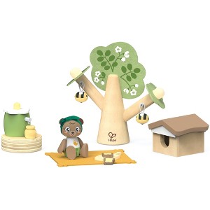 Hape: Honey Bees Picnic - 10pc Wooden Nature Pretend Play Toy,Ages 3+ - 1 of 4