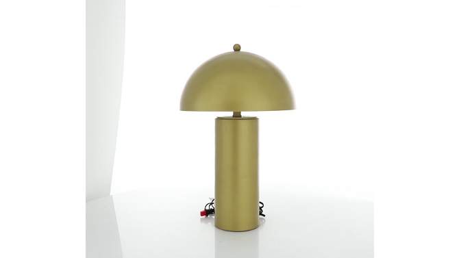 Contemporary Metal Accent Lamp Gold - CosmoLiving by Cosmopolitan, 2 of 10, play video