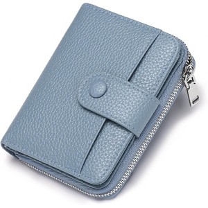 BEAFUP Small Wallet for Women - RFID Blocking Credit Card Holder Bifold Zipper Pocket Wallet with ID Window - 1 of 4