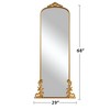 36"x24"Iron Round Corner Rectangle Three Color Swivel Hardware Hanging Mirror - 3 of 4