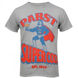 Adult Pabst Blue Ribbon Supercool Man T-Shirt - 1 of 3