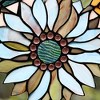 CHLOE Lighting SOAR Tiffany-style Blue Animal/Floral Design Window Panel 17Inch x 7.75Inch - 3 of 4