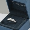 Pompeii3 Mens 1/2ct 14K White Gold Round Diamond Wedding Ring - 4 of 4