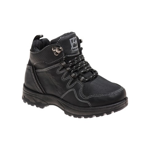 Ladies black store hiker ankle boots